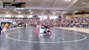 AA 165 lbs Champ. Round 1 - Deameion Leavell, Bearden High School vs Tyler Lowe, Oakland High School