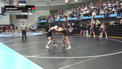 130 lbs Semifinal - Alannah Mahoney, Solon vs Skyler Hoyt, Iowa Valley, Marengo