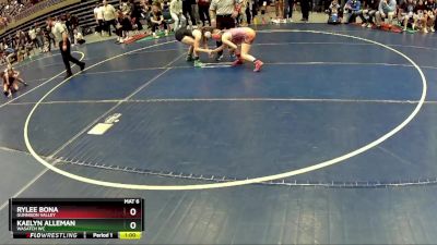 120 lbs Semifinal - Kaelyn Alleman, Wasatch WC vs Rylee Bona, Gunnison Valley