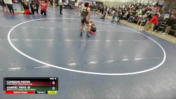 132 lbs Cons. Round 3 - Cameron Pieper, Eaglecrest Wrestling Club vs Gabriel Frias Jr, Berge Elite Wrestling Academy