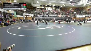 110 lbs Champ. Round 1 - Kolette Williamson, Leon-Bluestem Hs vs Luna Vazquez, Lakin HS