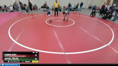 85 lbs Round 1 - Rafael Finlan, High Ground Wrestling vs Corbin Eddy, North DeSoto Wrestling Academy