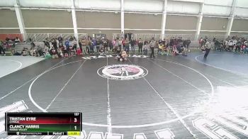 157 lbs Quarterfinal - Tristan Eyre, Cyprus vs Clancy Harris, Marsh Valley