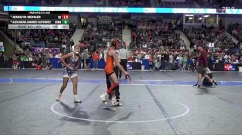 100 lbs Semifinal - Laetyn Boltz, WTC vs Hayley Burger, Stanton County Trojans Wrestling