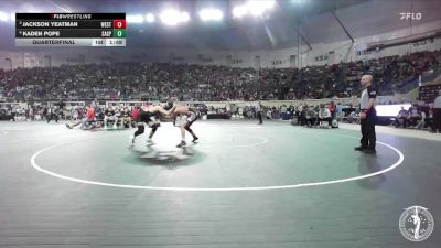 B6A-132 lbs Quarterfinal - Jackson Yeatman, Westmoore vs Kaden Pope, Sand Springs