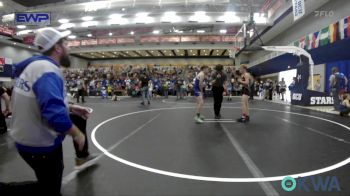 100 lbs Final - Lane Jackson, Darko Valley Wolf Pack vs Cayden Beavers, Harrah Little League Wrestling