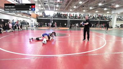 155 lbs Cons. Round 3 - Haylee Ray, Excelsior Springs vs Tiana Thorn, MO West