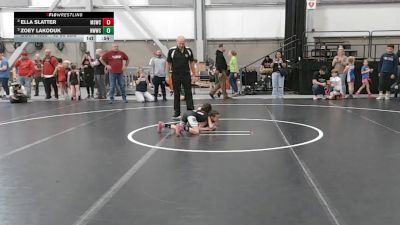 49-53 lbs Semis - Zoey Lakoduk, NWWC vs Ella Slatter, Mt Spokane Wrestling Club