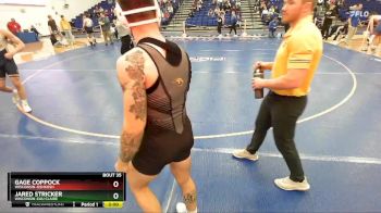 174 lbs Quarterfinal - Jared Stricker, Wisconsin-Eau Claire vs Gage Coppock, Wisconsin-Oshkosh