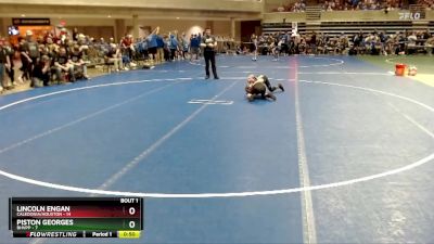 70 lbs Semis (4 Team) - Piston Georges, BHVPP vs Lincoln Engan, Caledonia/Houston