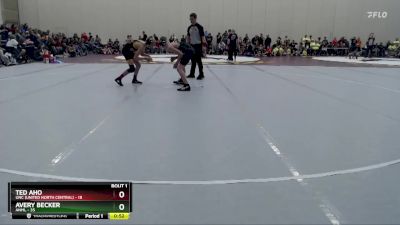 115 lbs Round 1 (4 Team) - Avery Becker, ANML vs Ted Aho, UNC (United North Central)