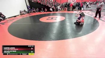 113 lbs Champ. Round 1 - Nicholas Ruiz, WAUCONDA vs JUSTIN LEWIS, Machesney Park (HARLEM)