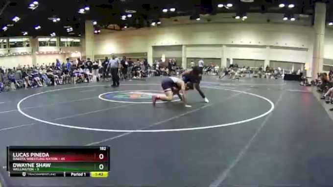 182 lbs Round 4 (10 Team) - Lucas Pineda, Dakota Wrestling Nation vs ...