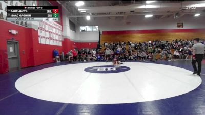 150 lbs Consi Of 8 #1 - Sage Anctil, Campbell vs Isaac Gagnon, Kingswood