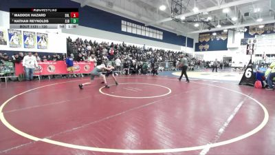 120 lbs Quarterfinal - Maddox Hazard, Sultana vs Nathan Reynolds, St. John Bosco