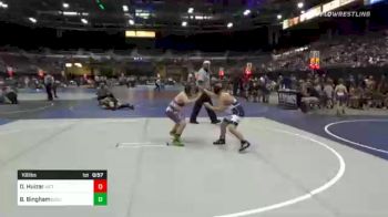 100 lbs Rr Rnd 2 - Dominick Huizar, Victory Wrestling vs Brogan Bingham, Southern Idaho Training Center