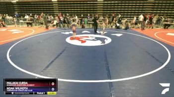 49 lbs Cons. Round 1 - Malakai Ojeda, Gladiator Wrestling Academy vs Noah Wilmoth, Torrington Wrestling Club