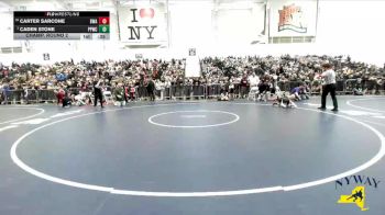57 lbs Champ. Round 2 - Caden Stone, Pittsford Panthers Wrestling Club vs Carter Sarcone, B2 Wrestling Academy