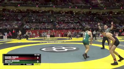 D2-126 lbs Quarterfinal - Bryce Skinner, Akron Svsm vs Xavier Pierce, Jonathan Alder