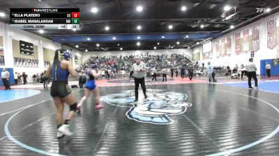 145 Girls Cons. Semi - Isabel Manalansan, Mira Mesa vs Ella Platero, Central Union