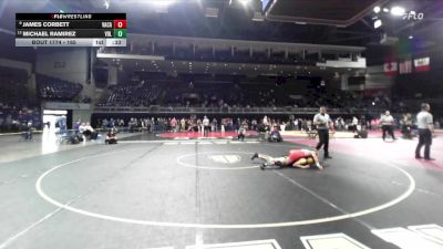 165 lbs Cons. Round 5 - Michael Ramirez, Vista Del Lago vs James Corbett, Vacaville