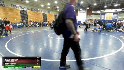 132 lbs Cons. Round 1 - Jimmy Loya, Fountain Valley vs Jesus Cesena, Central Union