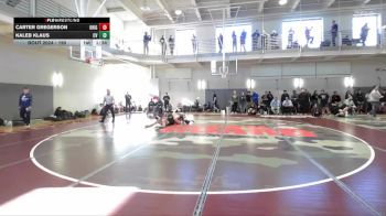 190 lbs Champ. Round 2 - Kaleb Klaus, Central Valley vs Carter Gregerson, University