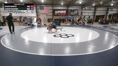 77 lbs Champ. Rd Of 64 - Austin Martin, Vanguard Legacy Wrestling Academy vs Carter Shupert, Great Neck Wrestling Club