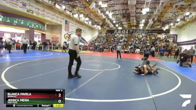 105 Girls Semifinal - Jessica Mexia, Mar Vista vs Blanca Favela, Brawley