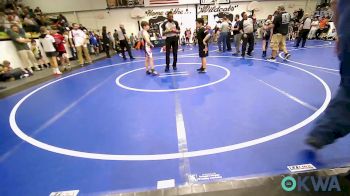 100 lbs 3rd Place - John Lee Fields, Tahlequah Wrestling Club vs Remington Perry, Springdale Youth Wrestling Club