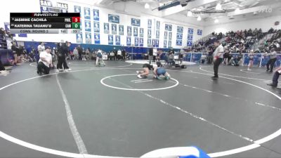 170 lbs Cons. Round 2 - Katerina Tauanu`u, Camarillo vs Jasmine Cachila, Pacifica (Garden Grove)