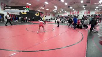 100 lbs Cons. Round 7 - Gabriela Martinez, Santa Ana vs Pia Hill, Folsom