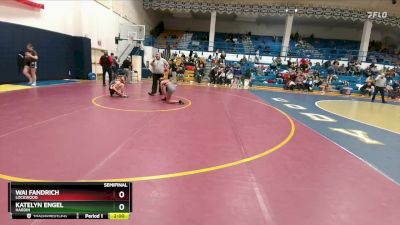 100 lbs Semifinal - Katelyn Engel, Hardin vs Wai Fandrich, Lockwood