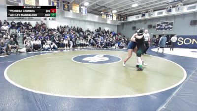190 lbs Quarterfinal - Ashley Magdaleno, Pacifica/Oxnard vs Vanessa Cabrera, Eleanor Roosevelt