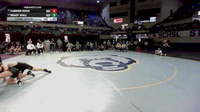 132 lbs Consi Of 8 #1 - Camden Rodd, Greer vs Brady Wall, Bluffton