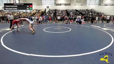 160 lbs Cons. Round 2 - Richard Finiki, Revolution Elite Wrestling vs Sean Pugliese, Club Not Listed