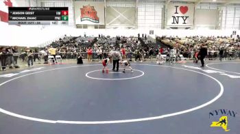 56 lbs Cons. Semi - Michael Zajac, Pittsford Panthers Wrestling Club vs Jenson Geist, Firehouse Brawlers Wrestling