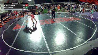 132 lbs Cons. Semis - Elijah Kazarian, Hawaii vs Cooper Bain, Oregon