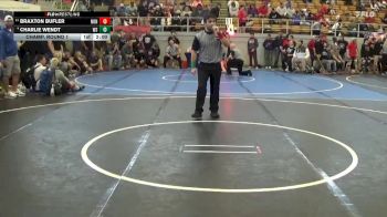 192 lbs Champ. Round 1 - Braxton Bufler, None vs Charlie Wendt, Independent