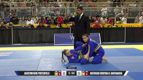 Natividad Cristina R. Santamaria vs Jacklynn Rene Porterfield 2025 Pan Kids Jiu-Jitsu IBJJF Championship