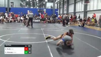 126 lbs 3rd Place - Carter Rude, Sauk Valley Grapplers vs Collin Altensey, Dark Knights WC (IA)