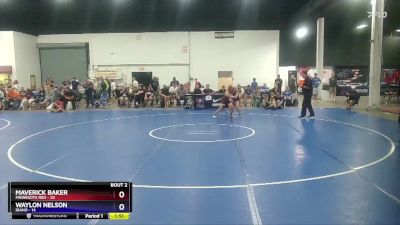 106 lbs Round 1 (6 Team) - Maverick Baker, Minnesota Red vs Waylon Nelson, Idaho