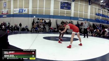 138 lbs Placement (16 Team) - Will Armey, DeKalb vs Kendi Quoi, Fort Wayne Snider