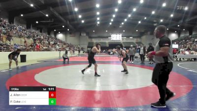 170 lbs Round Of 16 - Jimmy Allen, Georgia vs Paul Coke, Level Up Wrestling Center