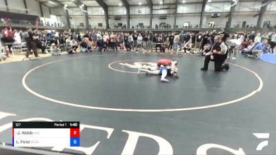 127 lbs Round 1 - June Webb, Washington vs Lily Feist, Bear Claw Wrestling Club