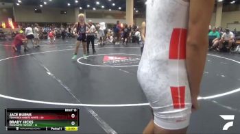 144 lbs Round 5 (6 Team) - Brady Hicks, Mississippi Mayhem vs Jace Burns, Team Rich Habits White