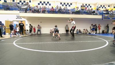 49 lbs Quarterfinal - Tayvin Francis, Bartlesville Wrestling Club vs Oakley Waitkus, Team Tulsa Wrestling Club