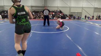 150 lbs Rr Rnd 2 - Emma Thompson, Oklahoma Supergirls vs Riley Allison, Oregon Womens Wrestling