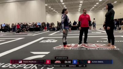 Paige Peoples vs Alyaa Ismail 2025 ADCC Niagara Open