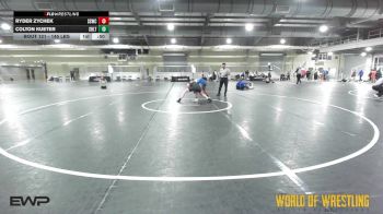 145 lbs Consi Of 8 #1 - Colton Kueter, Sebolt Wrestling Academy vs Ryder Zychek, South Side Wrestling Club